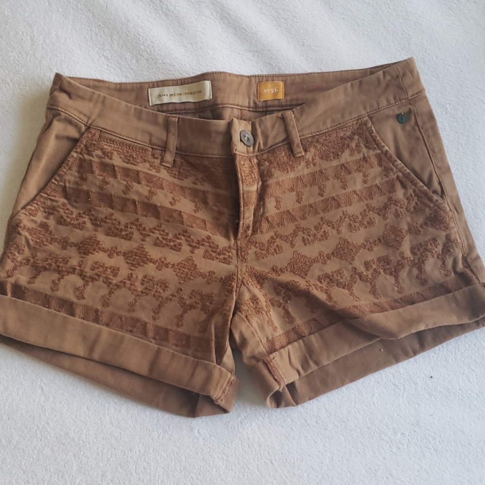 Pilcro Embroidered Shorts
